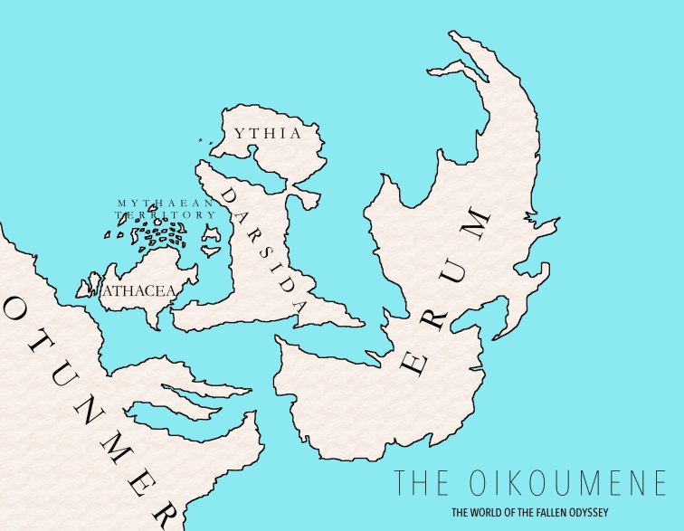 The Oikoumene - The World Of The Fallen Odyssey Fantasy Book Series